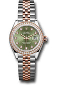rolex-steel-and-everose-gold-rolesor-lady-datejust-28-watch-diamond-bezel-olive-green-diamond-dial-jubilee-bracelet-279381rbr-ogdj