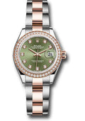 rolex-steel-and-everose-gold-rolesor-lady-datejust-28-watch-diamond-bezel-olive-green-diamond-dial-oyster-bracelet-279381rbr-ogdo