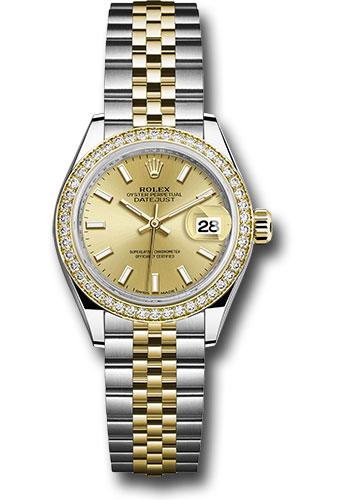 rolex-steel-and-yellow-gold-rolesor-lady-datejust-28-watch-diamond-bezel-champagne-index-dial-jubilee-bracelet-279383rbr-chij