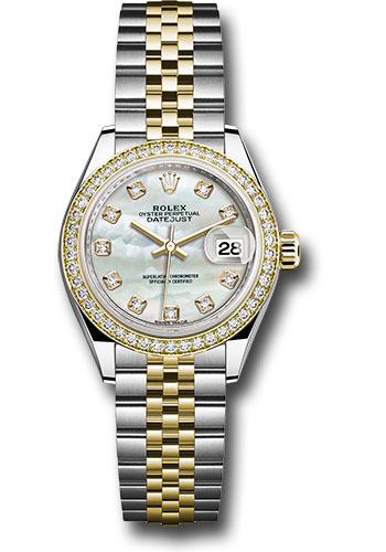 rolex-steel-and-yellow-gold-rolesor-lady-datejust-28-watch-diamond-bezel-white-mother-of-pearl-diamond-dial-jubilee-bracelet-279383rbr-mdj
