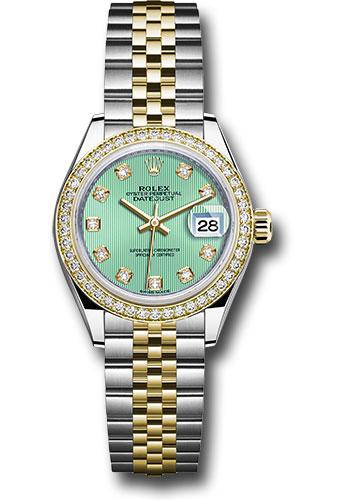 rolex-steel-and-yellow-gold-rolesor-lady-datejust-28-watch-diamond-bezel-mint-green-diamond-dial-jubilee-bracelet-279383rbr-mgdj
