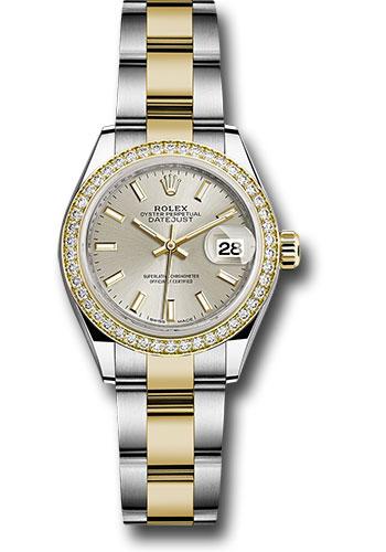 rolex-steel-and-yellow-gold-rolesor-lady-datejust-28-watch-diamond-bezel-silver-index-dial-oyster-bracelet-279383rbr-sio