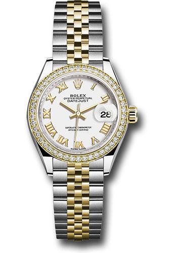 rolex-steel-and-yellow-gold-rolesor-lady-datejust-28-watch-diamond-bezel-white-roman-dial-jubilee-bracelet-279383rbr-wrj