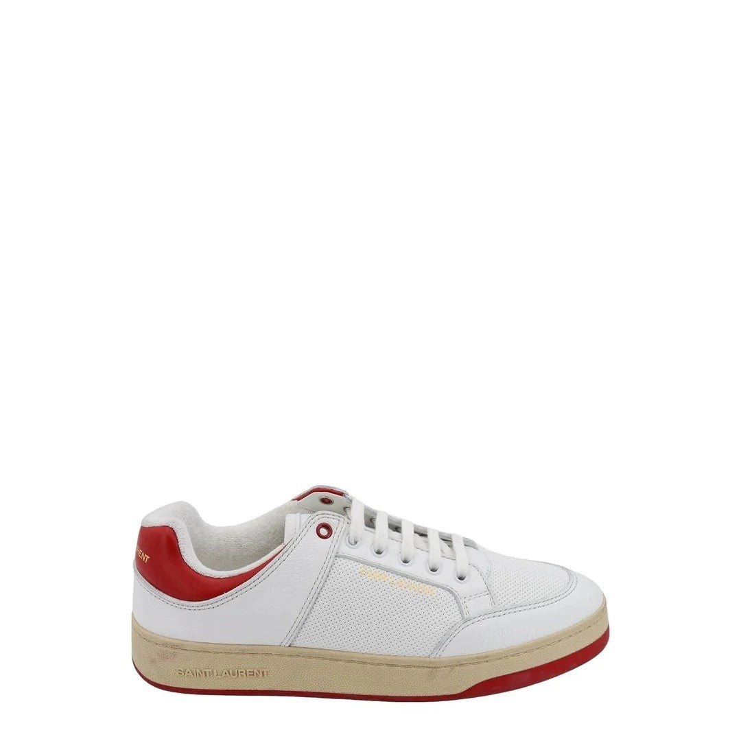 SAINT LAURENT SL/ SNEAKERS WHITE & RED