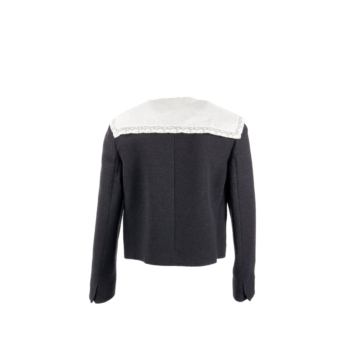 miu-miu-size-40-lace-buttoned-jacket-virgin-wool-polyamide-silk-black-ghw-1