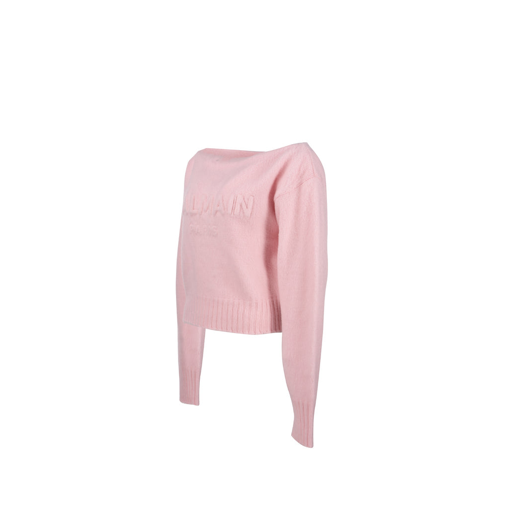 balmain-size-40-slash-neck-long-sleeve-jumper-virgin-wool-cashmere-light-pink