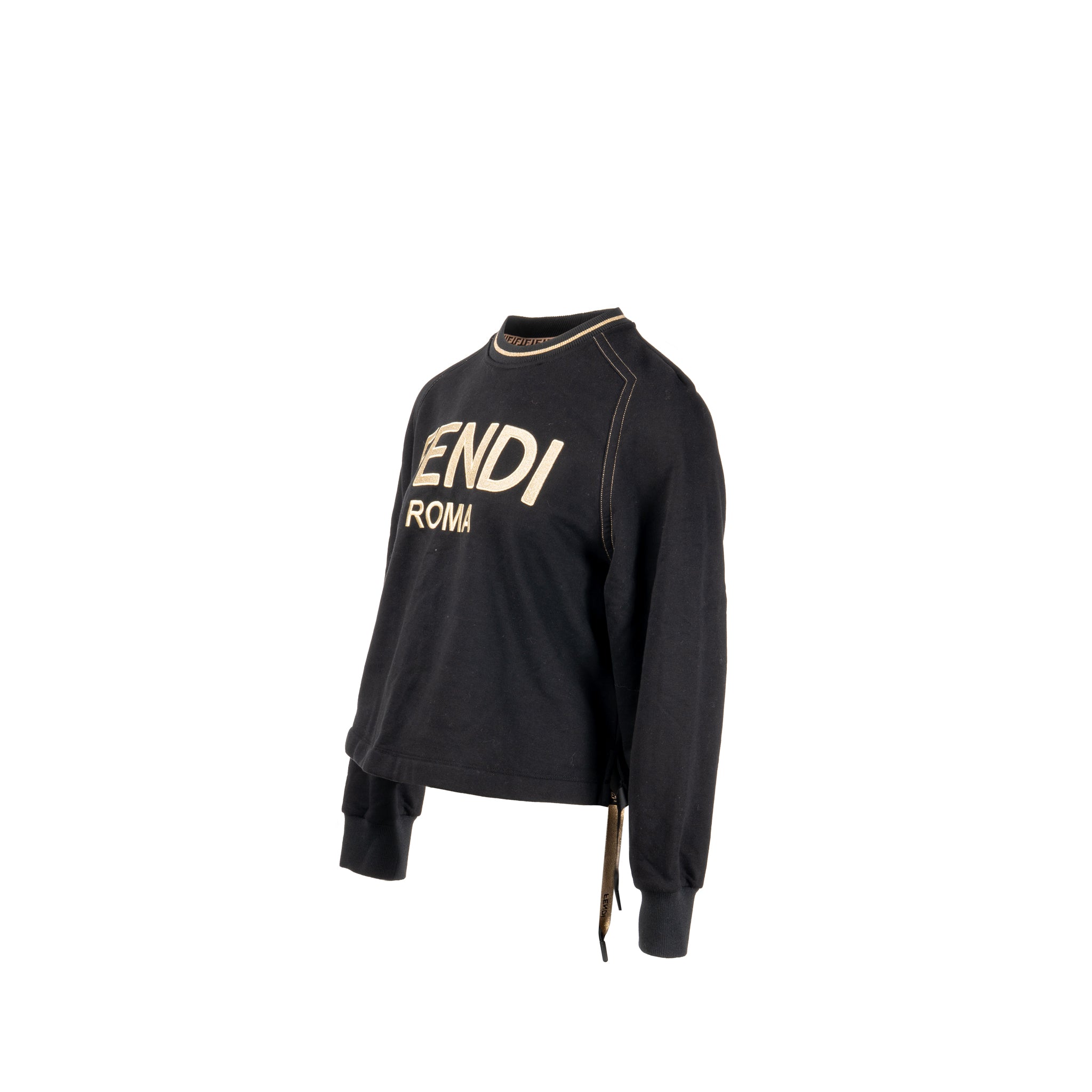 fendi-size-s-fendi-roma-sweatshirt-with-ribbon-cotton-black-gold