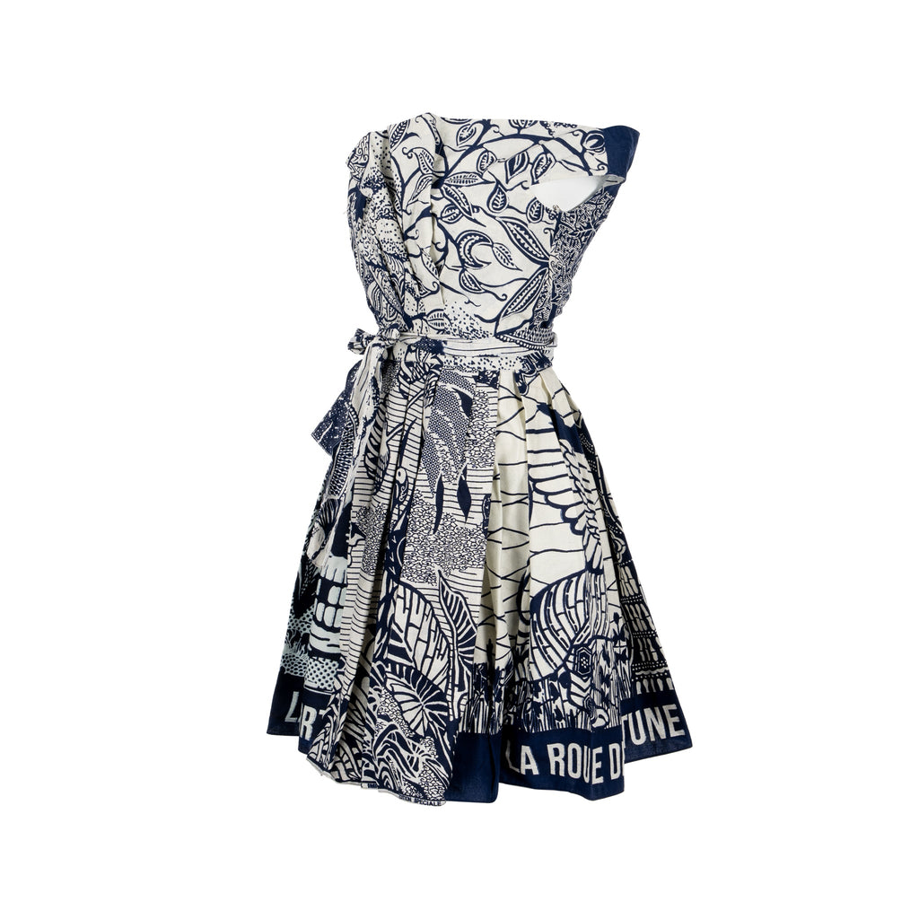 dior-size-34-dress-fantaisie-cotton-navy-white