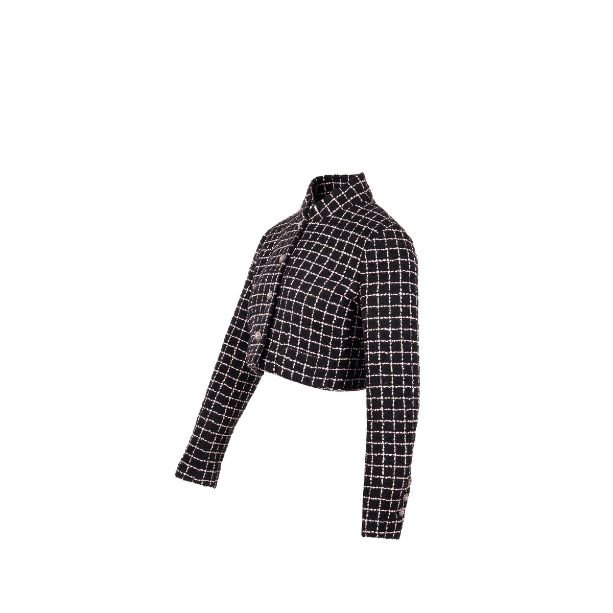 chanel-23k-size-36-tweed-jacket-camellia-gripoix-buttons-wool-black-pink-1