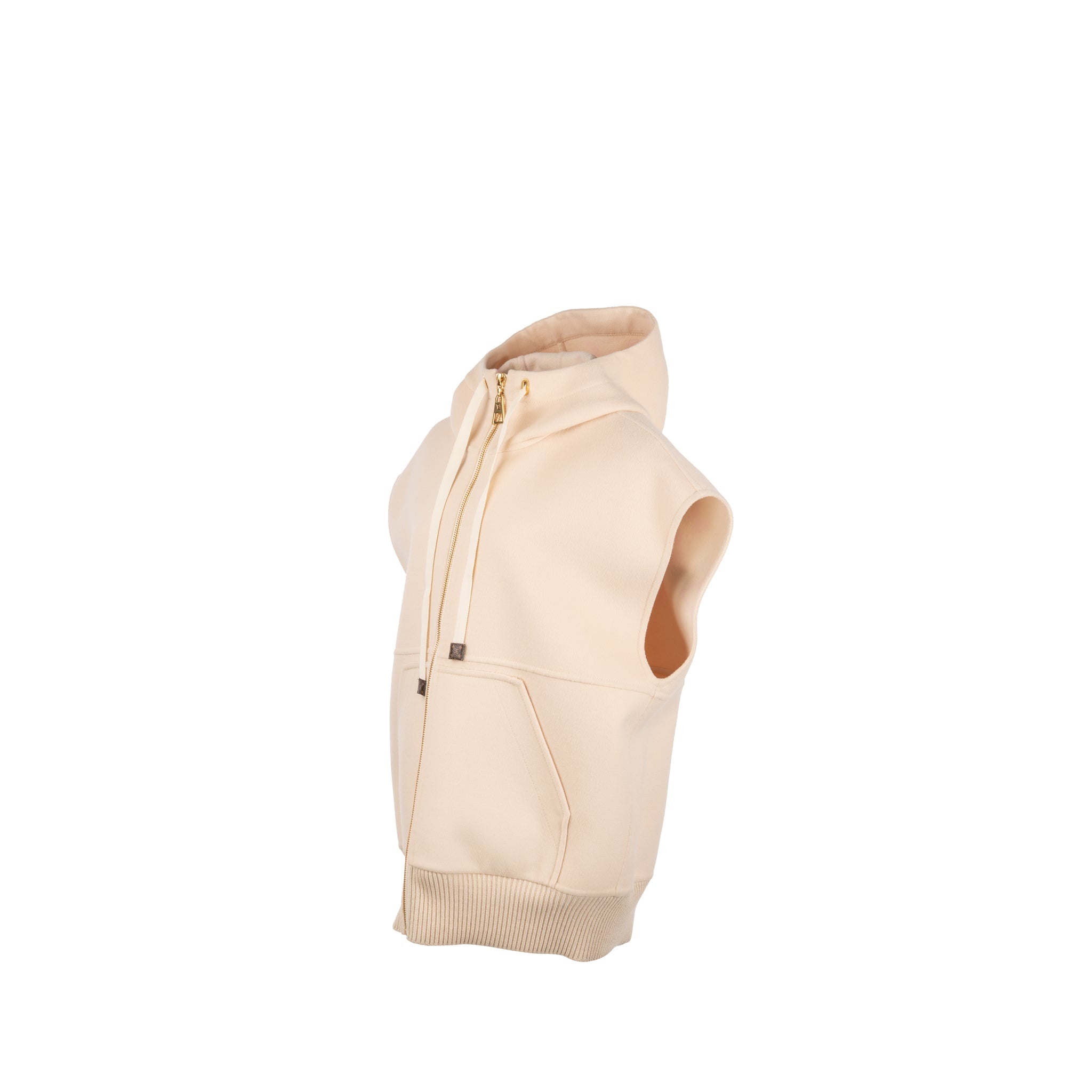 louis-vuitton-size-36-sleeveless-hooded-zip-up-coat-wool-cream-beige