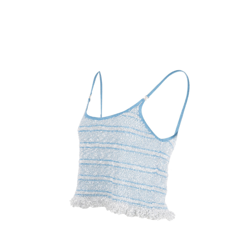 chanel-size-36-26c-knit-top-blue-silver