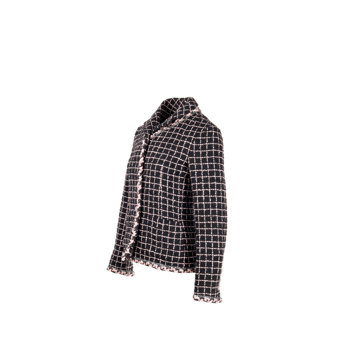 chanel-size-36-camellia-detailed-button-tweed-jacket-wool-polyamide-black-pink