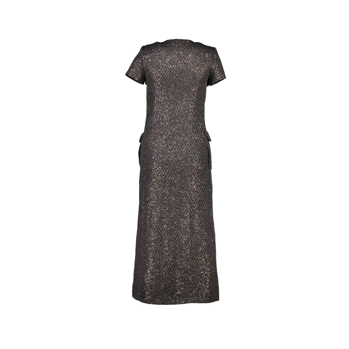 chanel-size-34-21a-tweed-dress-polyester-polyamide-black-silver