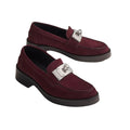 HERMÈS HOT LOAFER BURGUNDY