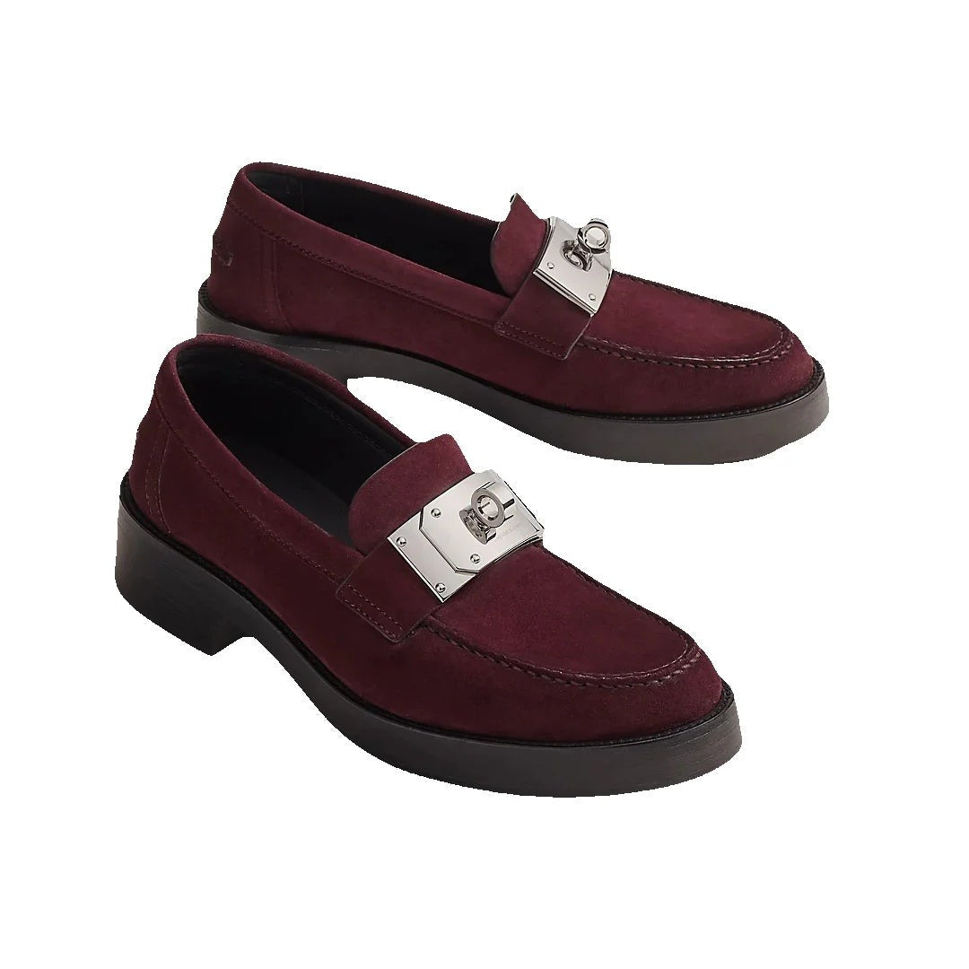HERMÈS HOT LOAFER BURGUNDY
