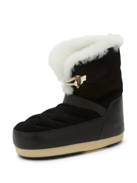 Moon Boot EVX quilted shearling boots – 14124