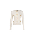 balmain-size-34-fine-knit-button-fasterning-cardigan-white