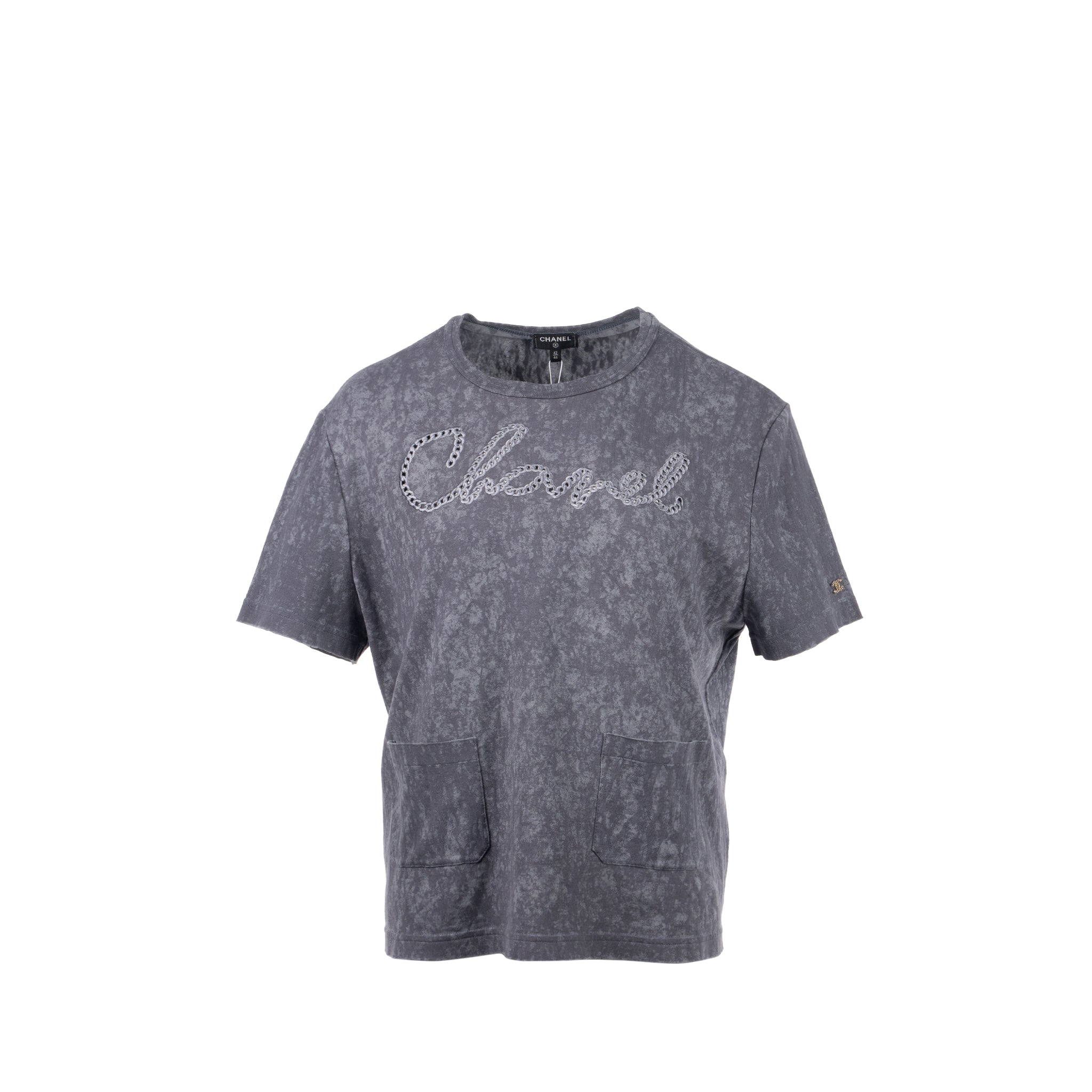 chanel-size-42-44-20s-signature-logo-with-crystal-cc-logo-plaque-t-shirt-cotton-gray
