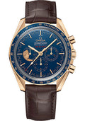 omega-speedmaster-moonwatch-apollo-xvii-anniversary-limited-series-limited-edition-of-272-watch-42-mm-yellow-gold-case-polished-blue-ceramic-bezel-blue-ceramic-dial-brown-leather-strap-311-63-42-30-03-001