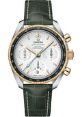 omega-speedmaster-38-co-axial-chronograph-watch-38-mm-steel-and-yellow-gold-case-silvery-dial-green-leather-strap-324-23-38-50-02-001