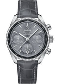 omega-speedmaster-co-axial-chronograph-watch-38-mm-steel-case-dual-diamond-bezel-sun-brushed-grey-dial-grey-leather-strap-324-38-38-50-06-001