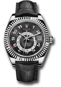 rolex-white-gold-sky-dweller-watch-black-arabic-dial-black-leather-strap-326139-bk