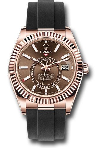 rolex-everose-gold-sky-dweller-watch-chocolate-index-dial-oysterflex-bracelet-2020-release-326235-choi
