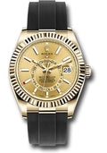 rolex-yellow-gold-sky-dweller-watch-champagne-index-dial-oysterflex-bracelet-2020-release-326238-chi