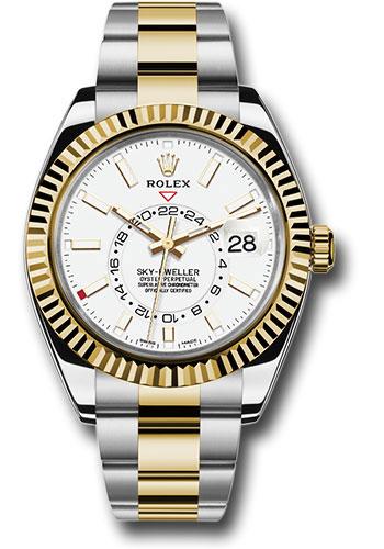 rolex-yellow-rolesor-sky-dweller-watch-white-index-dial-oyster-bracelet-326933-wh