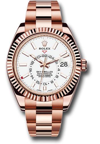 rolex-everose-gold-sky-dweller-watch-white-index-dial-oyster-bracelet-326935-w