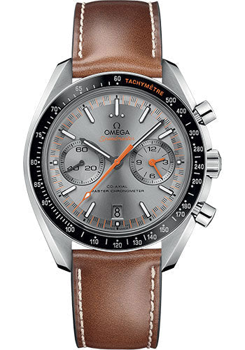 omega-speedmaster-racing-co-axial-master-chronograph-watch-44-25-mm-steel-case-black-ceramic-bezel-sun-brushed-grey-dial-brown-leather-strap-329-32-44-51-06-001