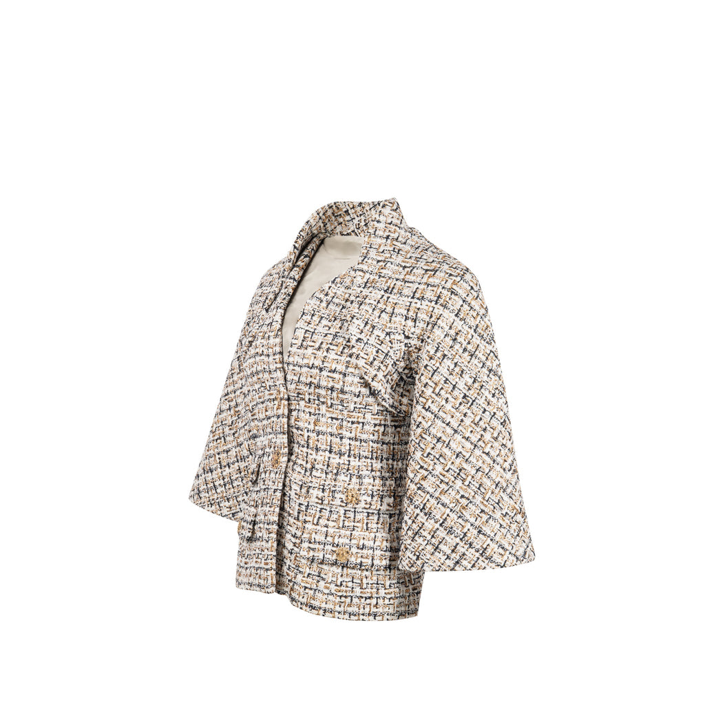 chanel-size-36-tweed-jacket-white-black-gold