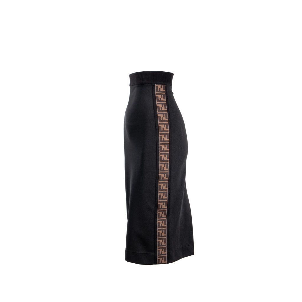 fendi-size-36-ff-logo-classic-pencil-skirt-polyester-black