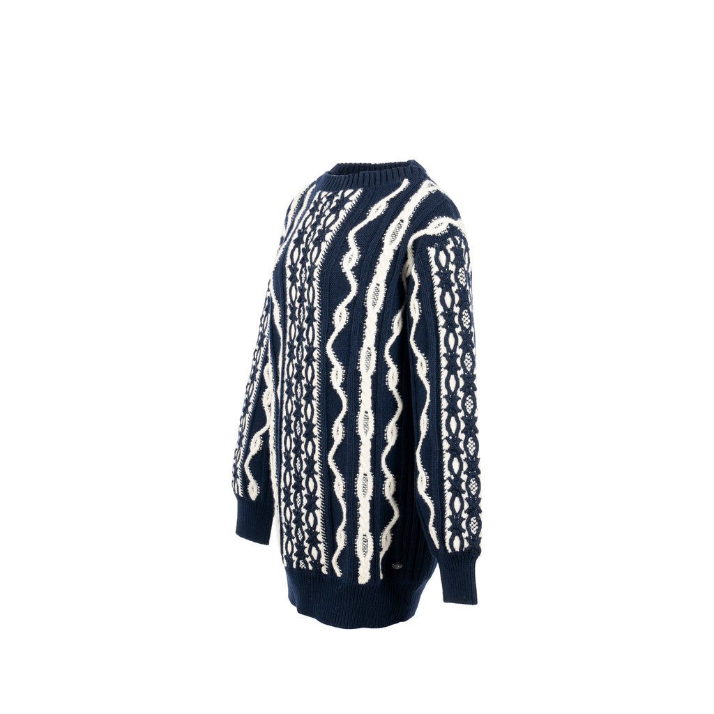 chanel-size-34-18a-hamburg-chunky-knit-sweater-wool-cashmere-navy-white