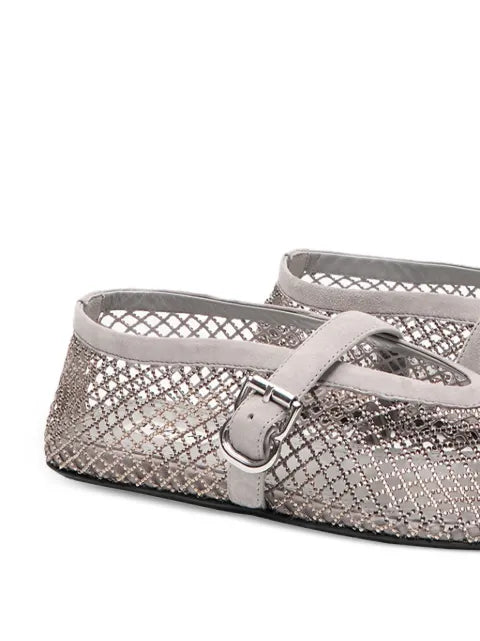 Alaïa Ballet flats in strass fishnet – 53323