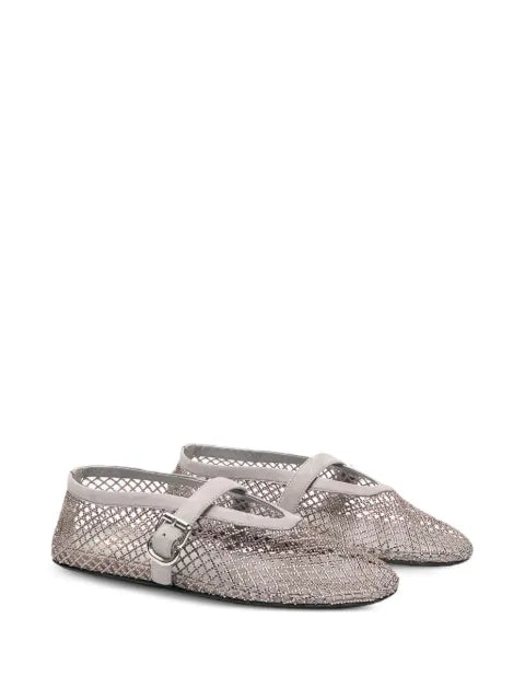 Alaïa Ballet flats in strass fishnet – 53323