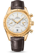 omega-speedmaster-57-omega-co-axial-chronograph-watch-41-5-mm-yellow-gold-case-brushed-bezel-silver-dial-brown-leather-strap-331-53-42-51-02-001