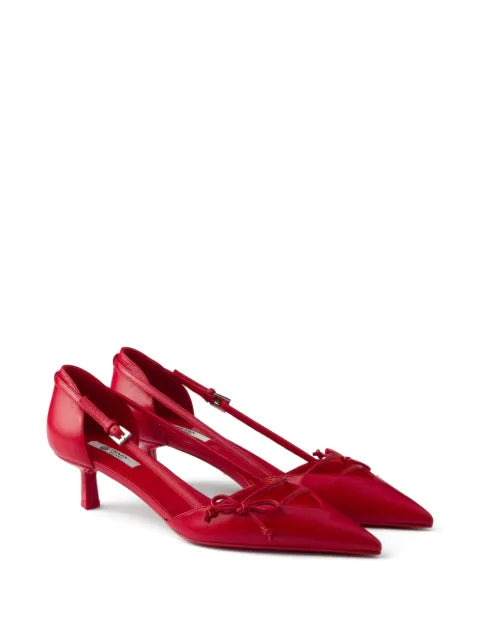 Prada open-side leather pumps – 09263