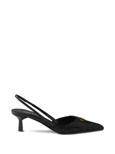 Prada leather slingback pumps – 63004