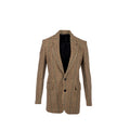 celine-size-34-classic-jacket-in-checked-wool-brown-green-multicolour