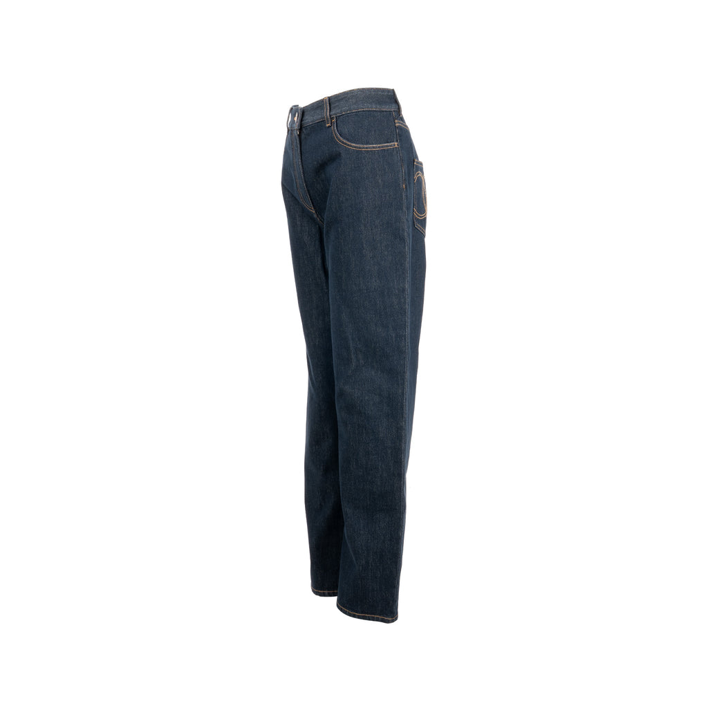 chanel-size-40-cc-logo-washed-out-denim-jeans-cotton-dark-blue