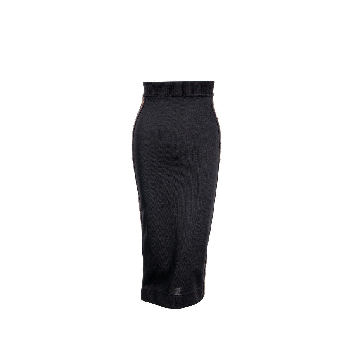 fendi-size-36-ff-logo-classic-pencil-skirt-polyester-black