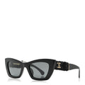Chanel Cat-Eye Sunglasses — Black – Tweed CC 71550A