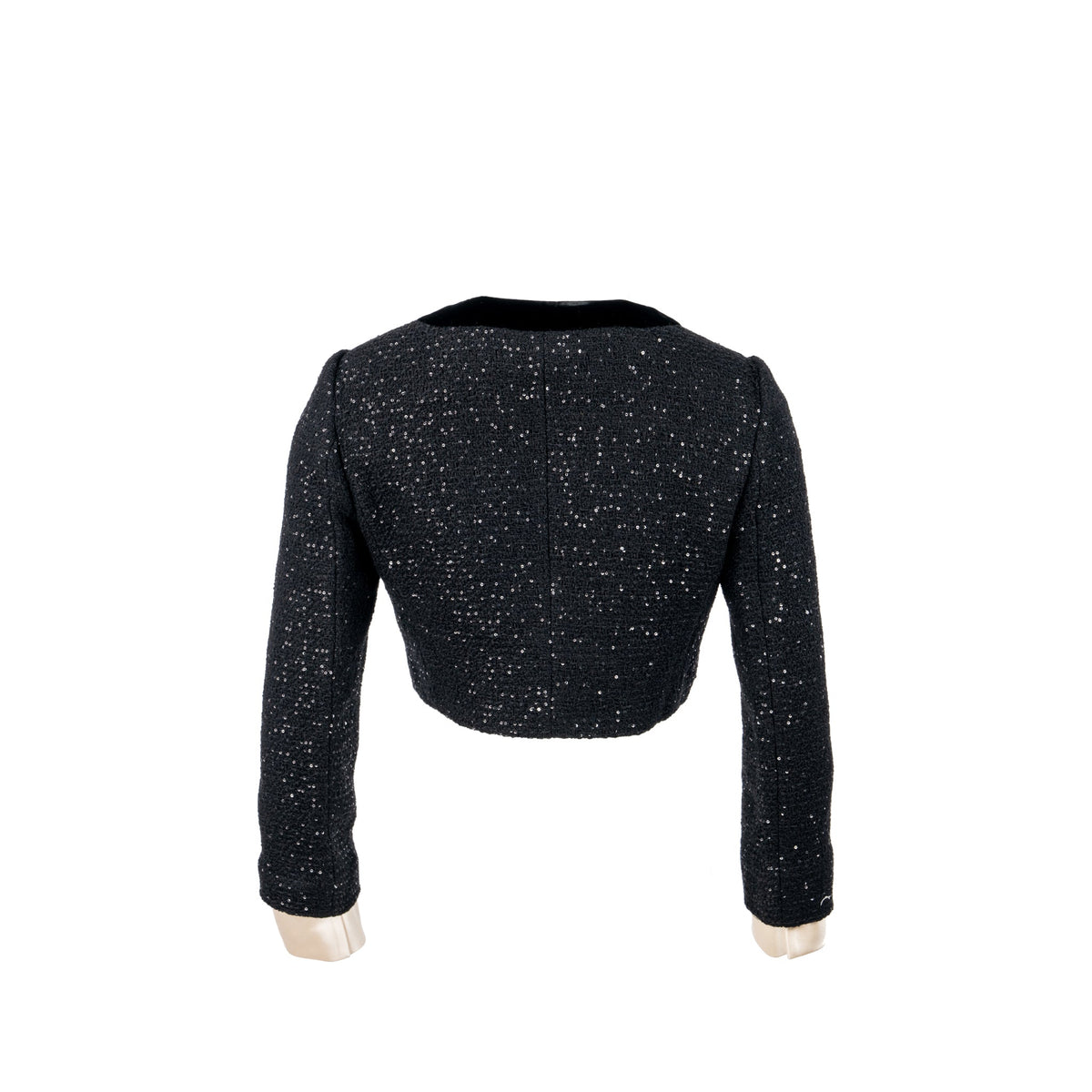 miu-miu-size-36-tweed-jacket-sequin-virgin-wool-black-1