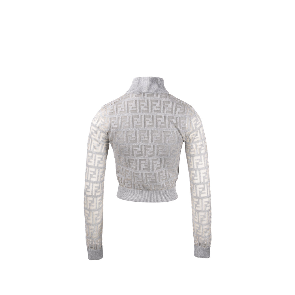 fendi-size-38-zucca-jacquard-top-light-grey