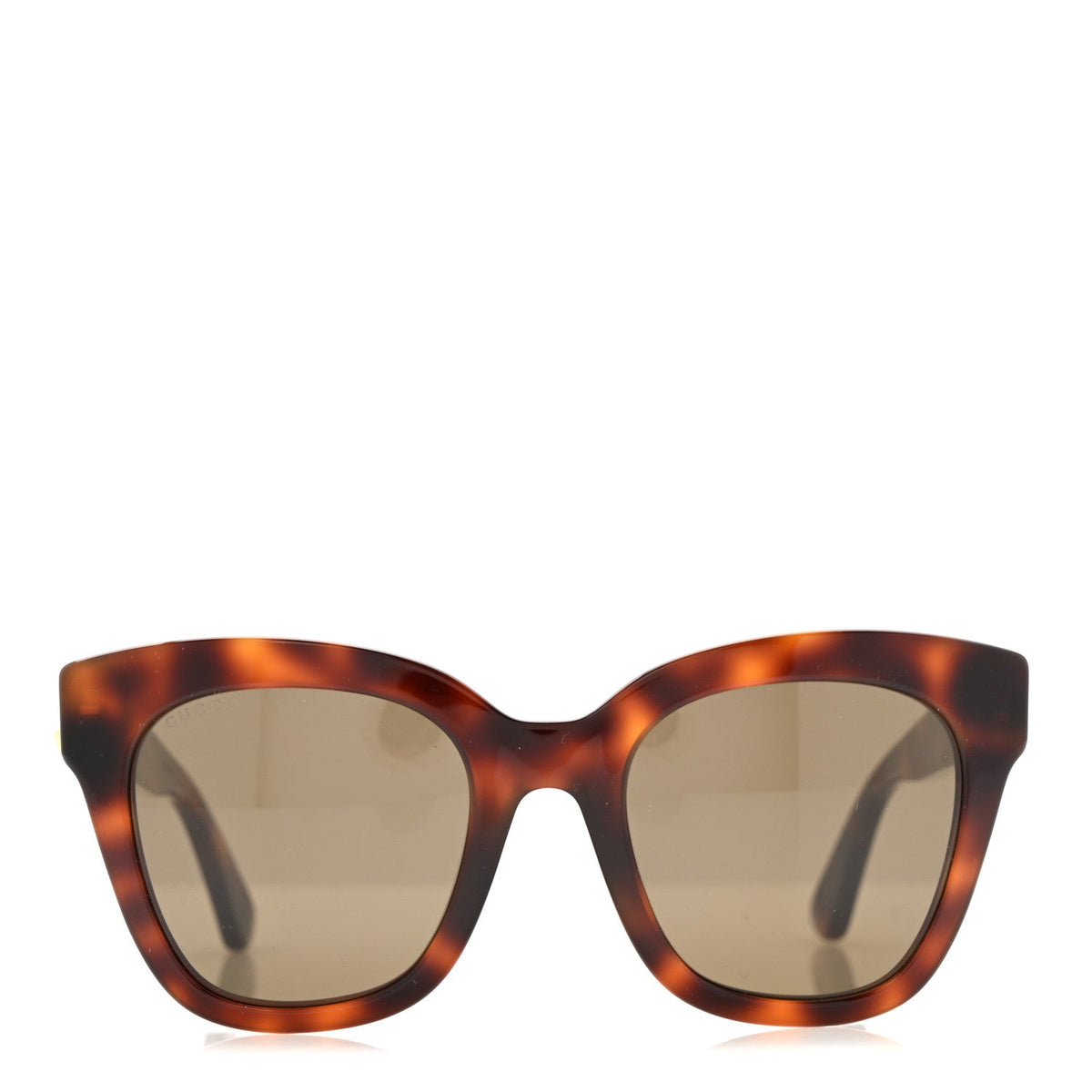 Gucci Square Sunglasses — Tortoise GG0029S