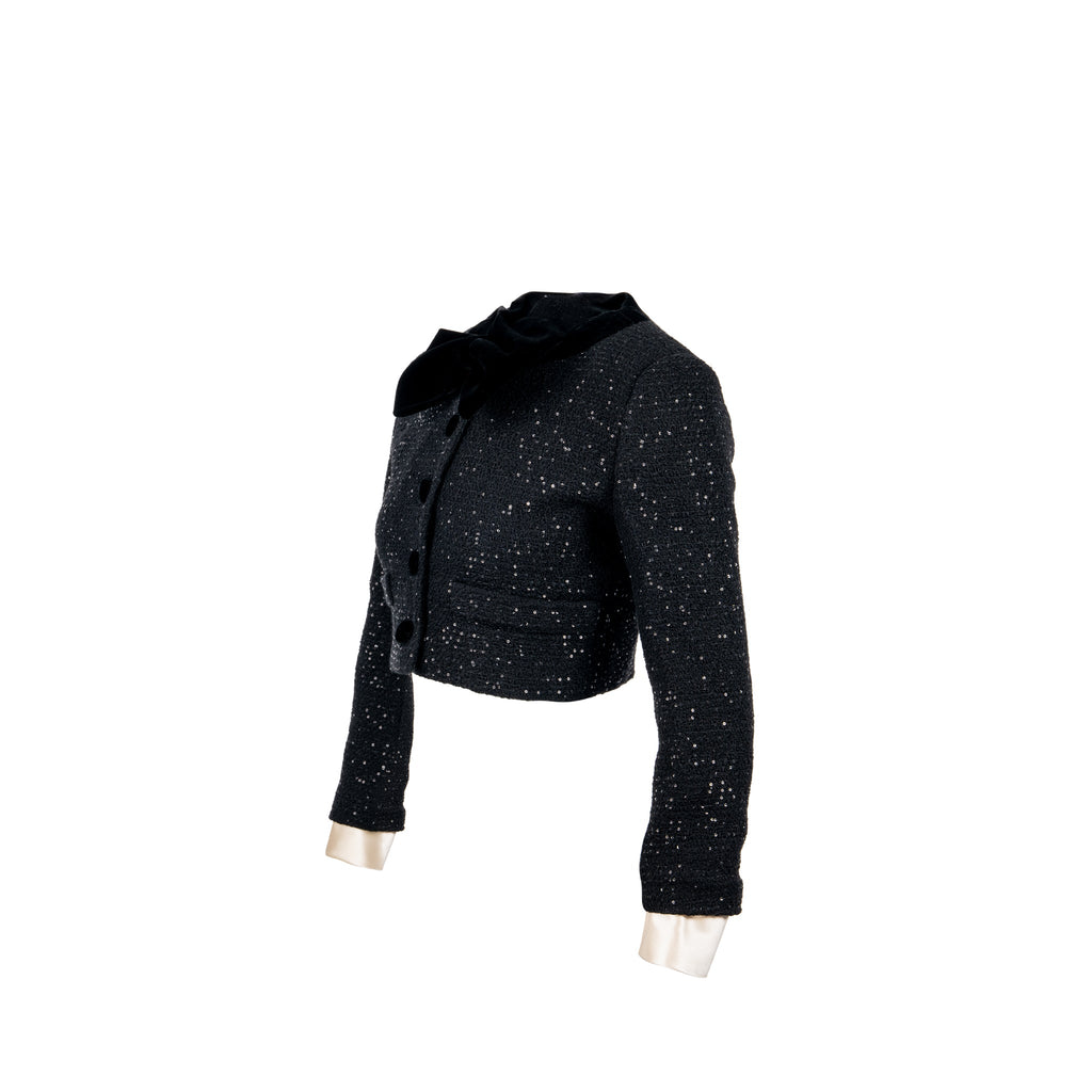 miu-miu-size-36-tweed-jacket-sequin-virgin-wool-black-1