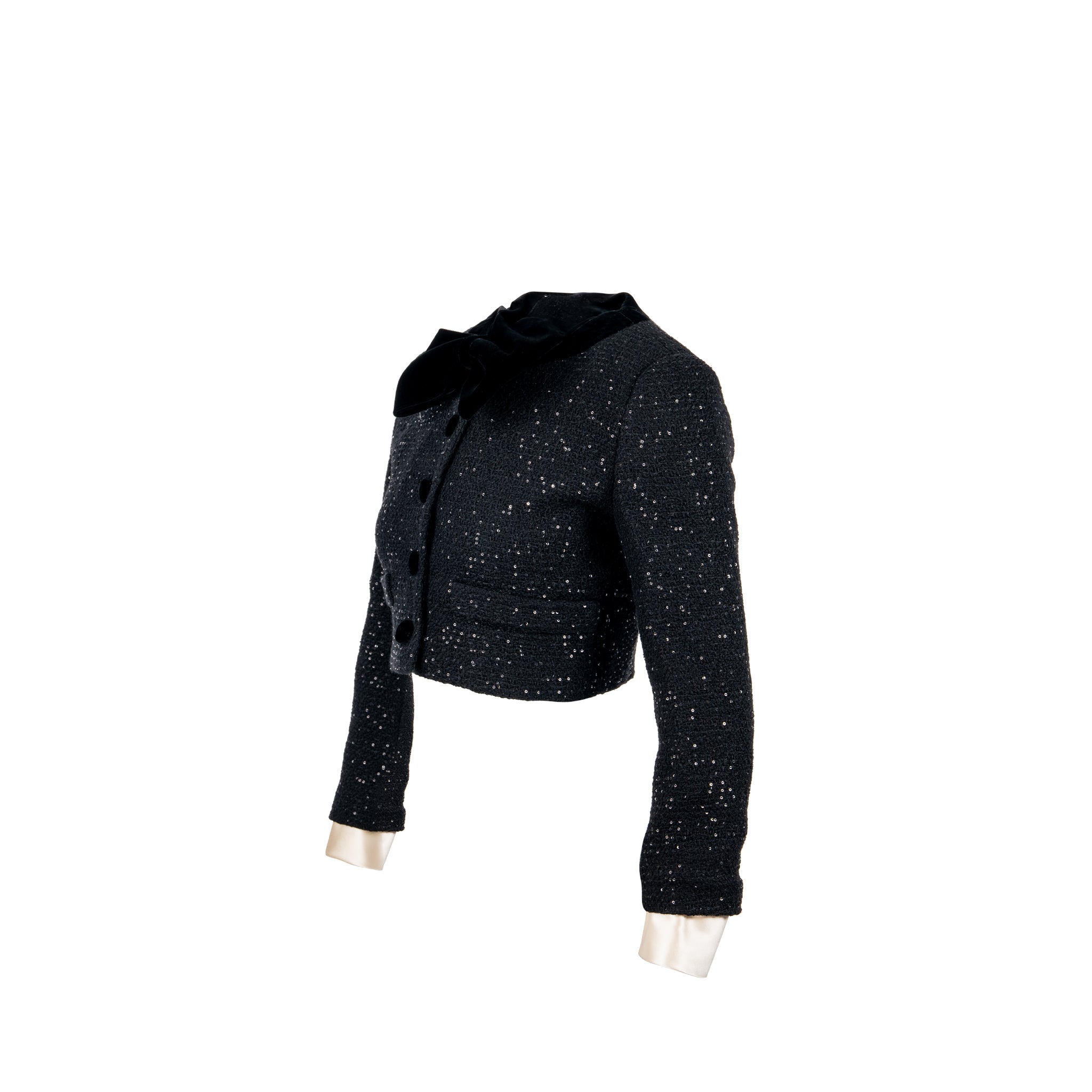 miu-miu-size-36-tweed-jacket-sequin-virgin-wool-black-1
