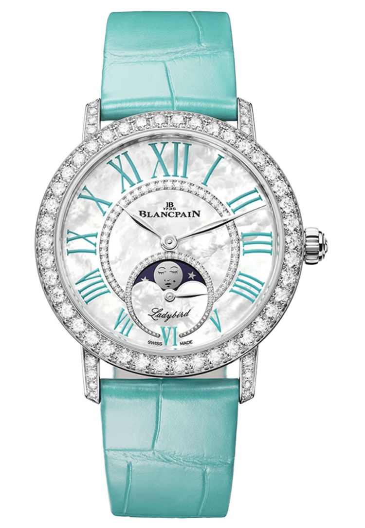 blancpain-ladybird-colors-phases-de-lune-white-gold-turquoise-alligator-ladies-watch-3662a-1954-55b