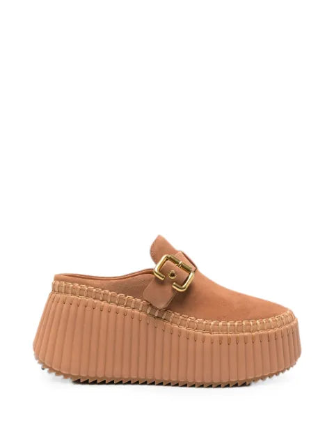 Chloé Nama wedge mules – 24578